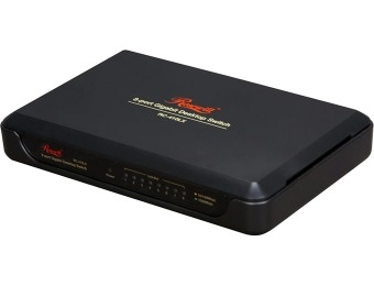 53% off Rosewill RC-410LX Unmanaged 8-Port Gigabit Switch