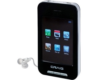 63% off Craig CMP646G 8GB Touchscreen MP3 & Video Player