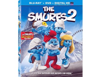 68% off The Smurfs 2 (Blu-Ray + DVD + Digital)