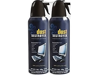 75% off 2-Pack of Dust Destroyer Air Duster 7oz