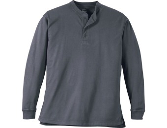 $20 off Cabela's Riverwash II Long-Sleeve Henley Shirt