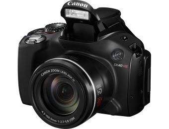 33% off Canon PowerShot SX40 HS 12.1-Megapixel Digital Camera