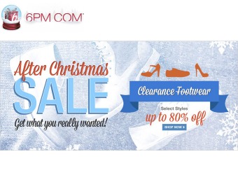 6pm.com after Christmas Sale - Up 80% off Designer Footwear