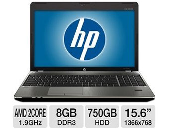 $300 off 15.6" HP ProBook 4535S Notebook PC AMD A4/8GB/750GB