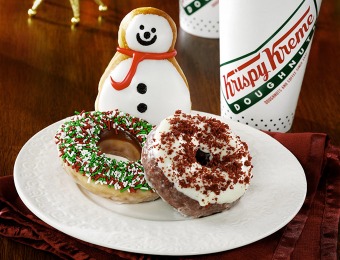 Coupon for One Free Krispy Kreme Holiday Doughnut