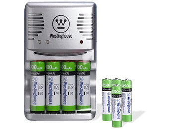 70% off Westinghouse Rechargeable Battery Set
