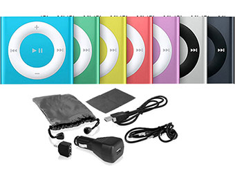 Apple iPod Shuffle 2GB w/ 6-in-1 Accessory Kit Bundle Deal