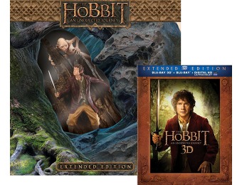 $30 off The Hobbit: An Unexpected Journey Extended Edition Bluray 3D