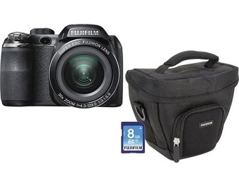 $210 off Fujifilm FinePix S4530 14.0-MP Digital Camera Bundle