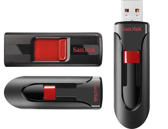 67% Off SanDisk Cruzer 8GB Flash Drive, Model: SDCZ60-008G-A11