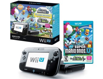 $30 off Wii U Deluxe w/ Super Mario Bros U & Super Luigi U