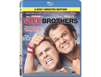 75% off Step Brothers (2-Disc Unrated Edition) Blu-ray