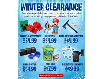 ThinkGeek Winter Sale - Toys, Tools, Accessories & more from $4.99