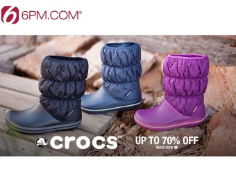 Up to 70% Crocs Shoes & Accessories for the Entire Family