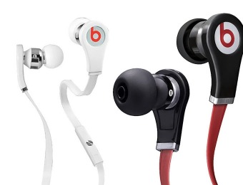 $80 off Beats by Dre Tour In-Ear Headphones, Black or White