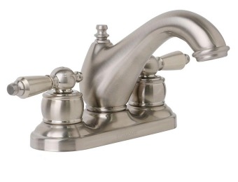 $33 off Symmons SLC-7612-STN-RP Allura Centerset Bathroom Faucet