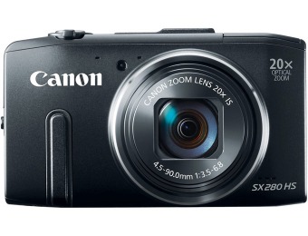 $100 off Canon PowerShot 12.1MP SX280HS Digital Camera