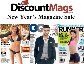 DiscountMags New Year's Sale - Subscriptions from $3.50