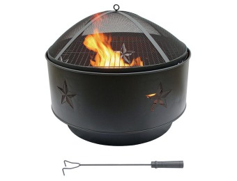$20 off Hampton Bay FPW-101143 29 in. Star Cutout Fire Pit
