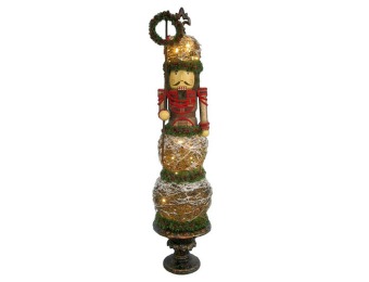 $224 off 64" H Nutcracker with Rattan Decor and Lights