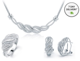 $340 off 1/2 cttw Diamond 3-Piece Jewelry Set