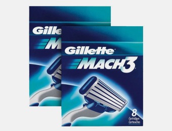 $53 off Gillette Mach3 Razor Blade Refill Cartridges 16pk