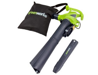 $20 off GreenWorks 24072 12 Amp Variable Speed Electric Blower