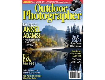 $35 off Outdoor Photographer Magazine, $4.99 / 10 Issues