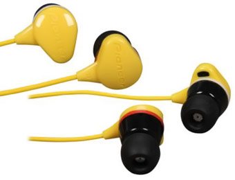 Pioneer SE-CL331-Y Earbuds, $35 off w/ promo code EMCXVWS27
