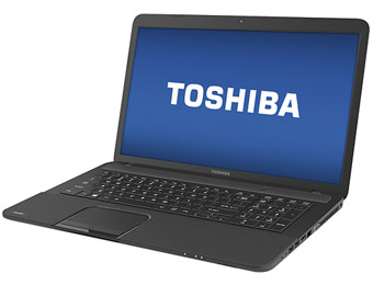 Toshiba Satellite 17.3" Laptop 4GB Memory 500GB Hard Drive