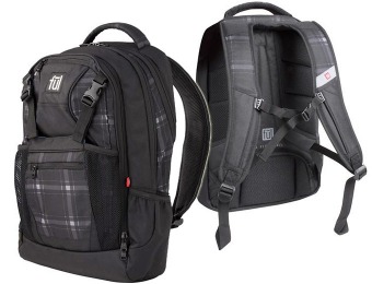 50% off Ful Backpack 15.6" Laptop Case - Gray Plaid