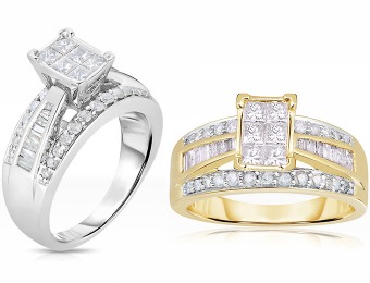 $4,099 off 1 CTTW Diamond Ring in 10K Gold, White or Yellow Gold