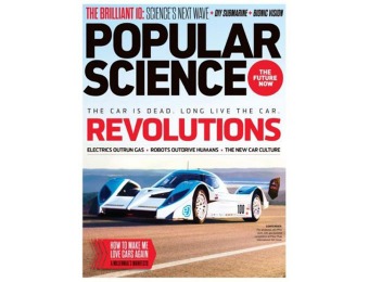 $43 off Popular Science Magazine Subscription, $4.99 / 12 Issues