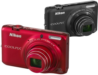 $80 off Nikon Coolpix S6500 16.0-Mp Digital Camera, 4 Colors