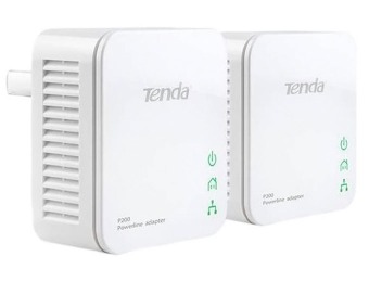 60% off Tenda P200 Powerline Mini 200Mbps Network Adapter Kit