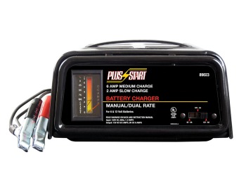 50% off Plus Start Battery Charger, Manual 6/2 Amp