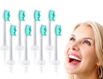 75% off 8-Pack Philips Electric Toothbrush Replacement Heads