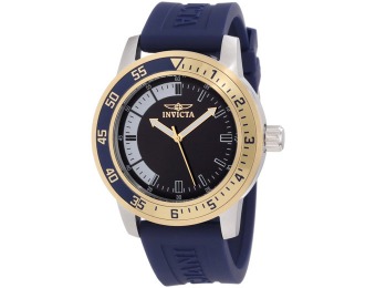 92% off Invicta 12847 Specialty Men's Watch with Gold/Blue Bezel