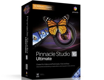 $115 off Pinnacle Studio 16 Ultimate - Video Editing Software