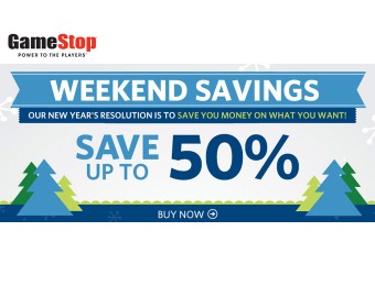 GameStop Weekend Deals - Up to 50% off
