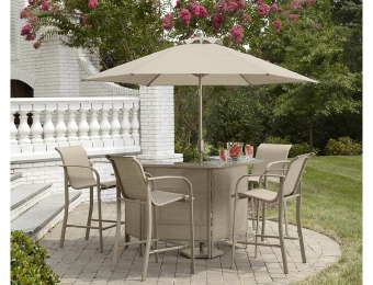 73% off Jaclyn Smith Today Stegner Patio Furniture Bar Table Set