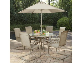 70% off Jaclyn Smith Stegner Aluminum Dining Table