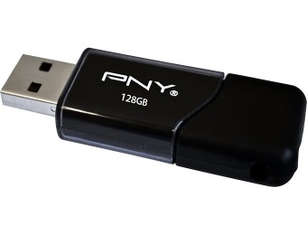 $100 off PNY P-FD128ATTMT-GE Attache 3 128GB USB Flash Drive