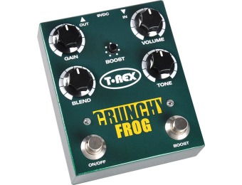 61% off T-Rex Crunchy Frog Classic Overdrive w/ Boost Guitar Pedal