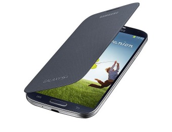 50% off Samsung Galaxy S4 Flip Cover Folio Case (Black)