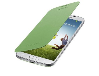 50% off Samsung Galaxy S4 Flip Cover Folio Case (Green)