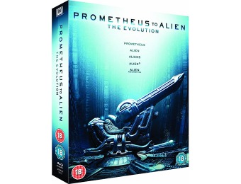 80% off Prometheus to Alien: Evolution (8 Discs) Blu-ray