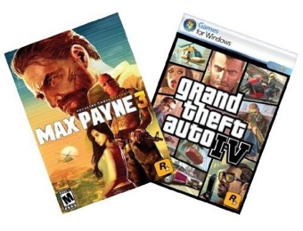 80% off Max Payne 3 and Grand Theft Auto IV Bundle PC Download
