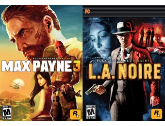 80% off Max Payne 3 + LA NOIRE (Online Game Code)