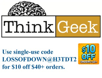 $10 off $40+ orders at ThinkGeek.com